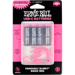 Ernie Ball USB-C Rechargeable AA Battery by Paleblue – 4-pack
