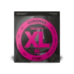 D’Addario XL Chrome 45-100 Regular Light Long Scale Flatwound Bass Guitar Strings