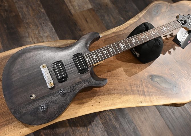 PRS SE CE 24 Standard Stoptail Satin Charcoal #747