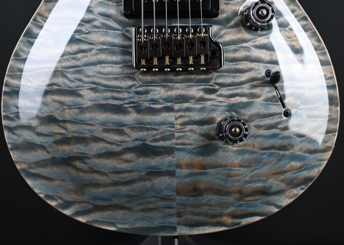 PRS Custom 24 Artist Grade Quilt Maple Faded Indigo #745