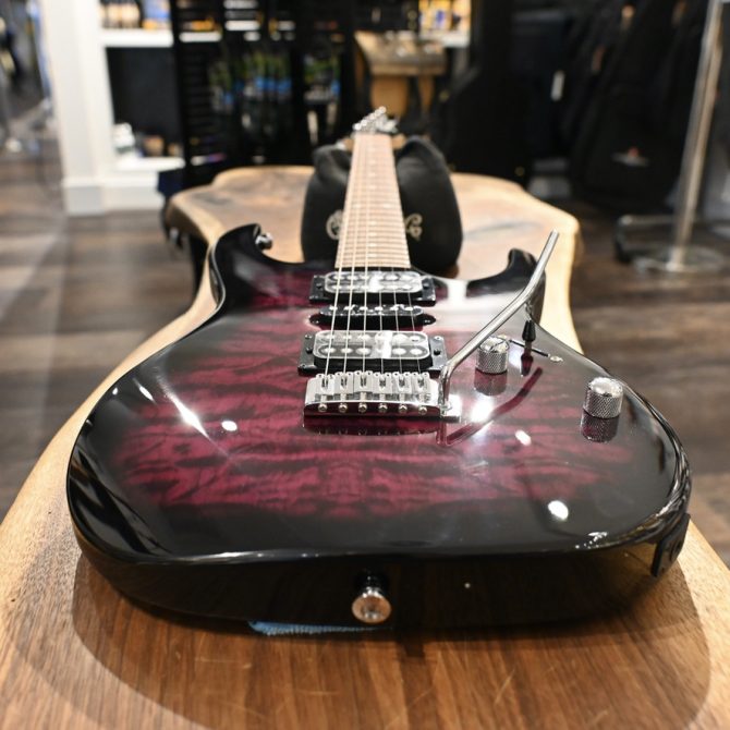 Ibanez GRX70QA-TVT Gio Series Transparent Violet Sunburst #637