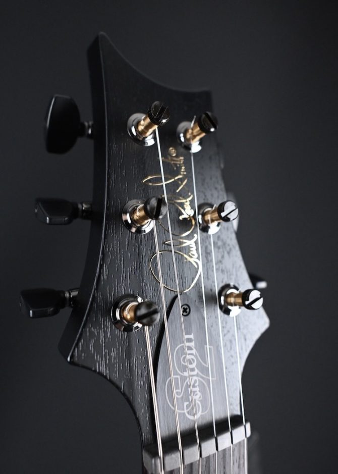 PRS S2 Wood Library Custom 24-08 Poplar Burl Charcoal Burst #195
