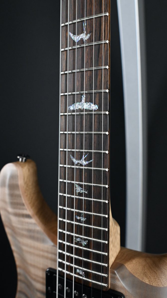 PRS Wood Library Custom 24 Piezo 10-Top Gray Black Fade #964