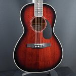 PRS SE P20E Parlor Acoustic Guitar Fire Red Burst #422