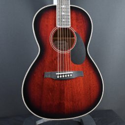 PRS SE P20E Parlor Acoustic Guitar Fire Red Burst #422