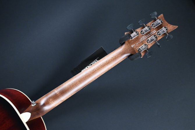 PRS SE P20E Parlor Acoustic Guitar Fire Red Burst #110