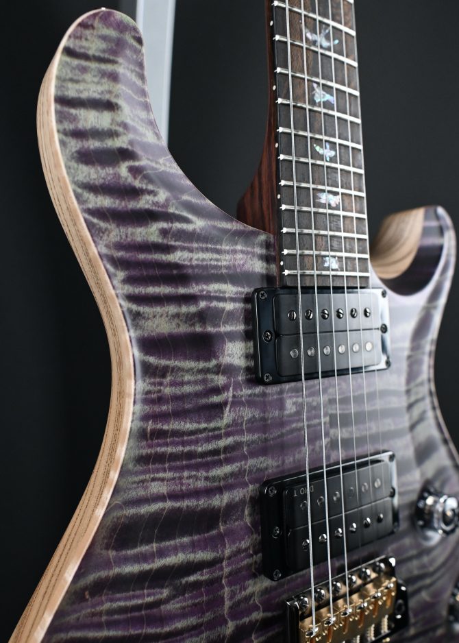 PRS Wood Library Custom 24 Piezo 10-Top Aurora Borealis #603