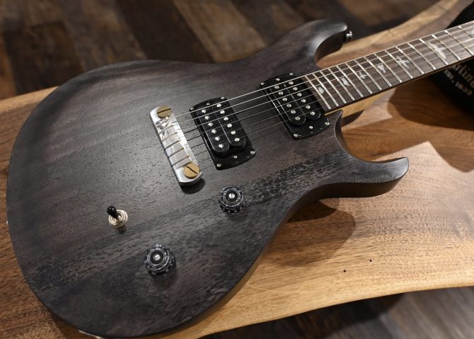 PRS SE CE 24 Standard Stoptail Satin Charcoal #747