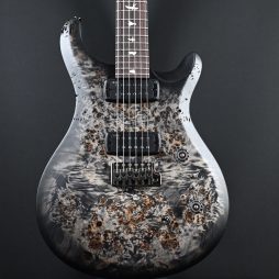 PRS S2 Wood Library Custom 24-08 Poplar Burl Charcoal Burst #195