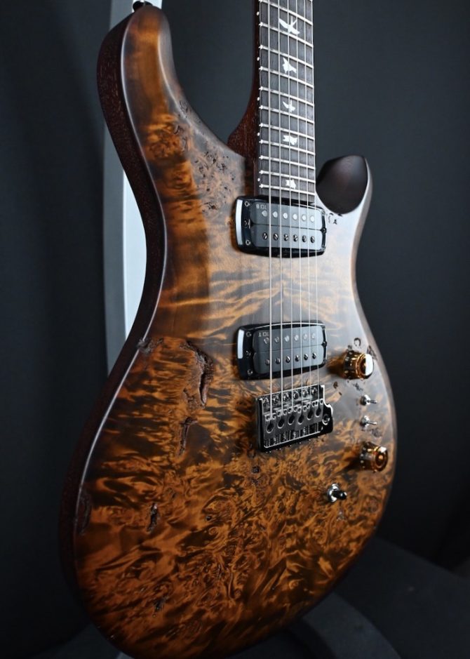 PRS S2 Wood Library Custom 24-08 Poplar Black Gold Burst #181