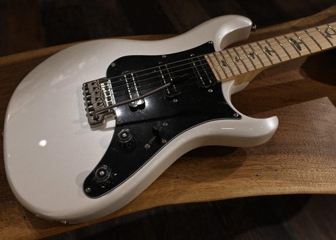 PRS SE NF3 Maple Pearl White #586