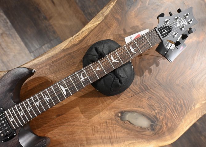 PRS SE CE 24 Standard Stoptail Satin Charcoal #747