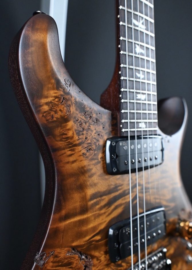 PRS S2 Wood Library Custom 24-08 Poplar Black Gold Burst #181