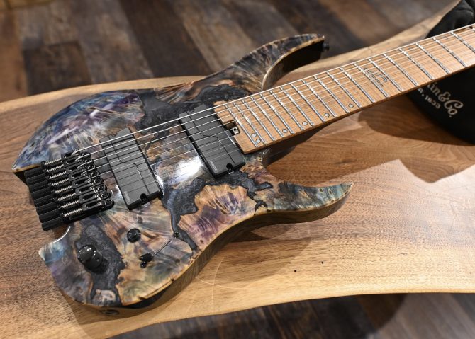 Legator Ghost GX8F-CL Coral Headless Multi-Scale 8-String