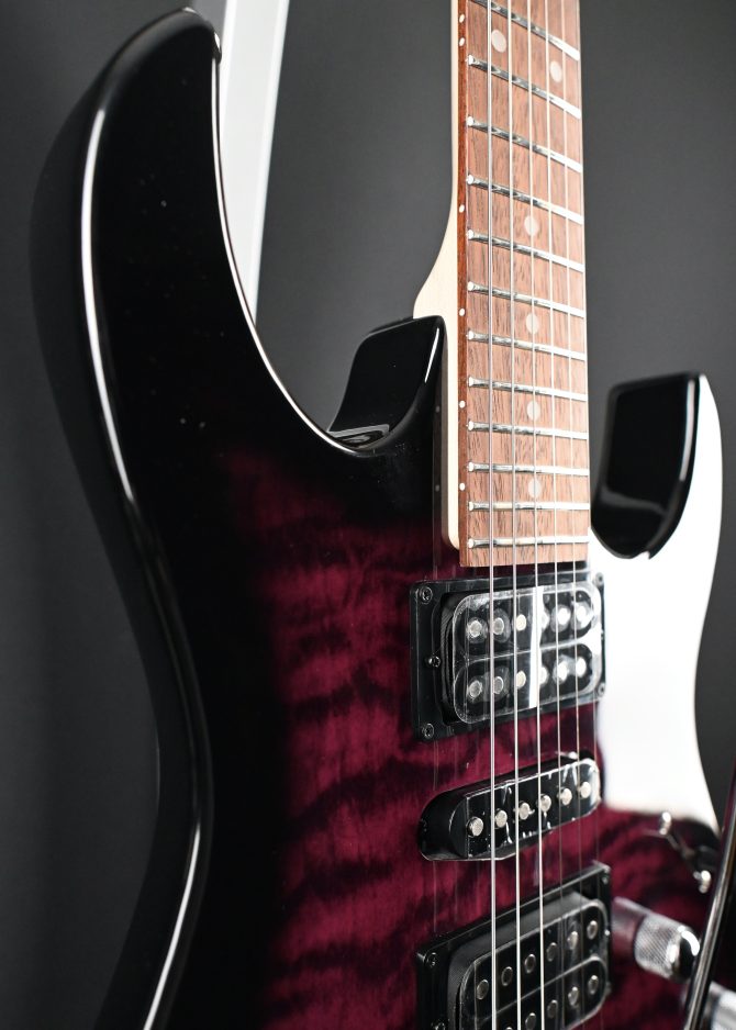 Ibanez GRX70QA-TVT Gio Series Transparent Violet Sunburst #637