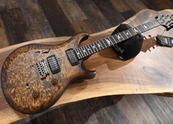 PRS S2 Wood Library Custom 24-08 Poplar Black Gold Burst #181