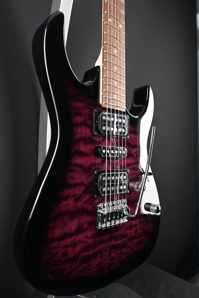 Ibanez GRX70QA-TVT Gio Series Transparent Violet Sunburst #637