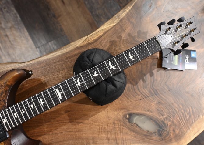 PRS S2 Wood Library Custom 24-08 Poplar Black Gold Burst #181