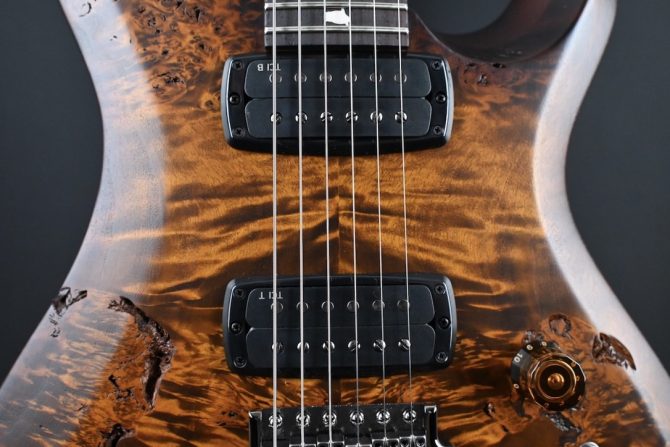PRS S2 Wood Library Custom 24-08 Poplar Black Gold Burst #181