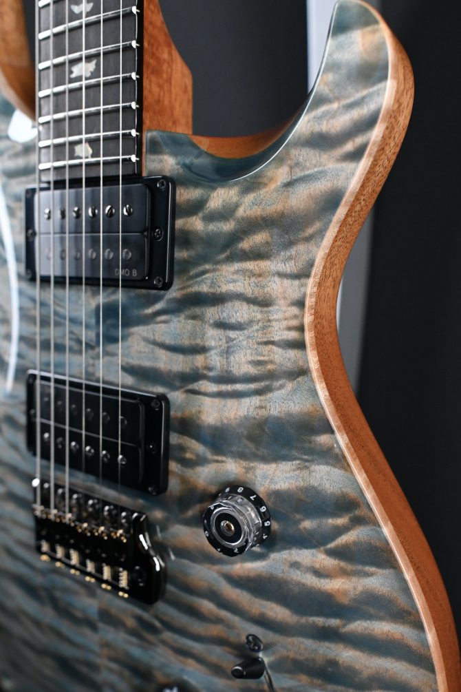 PRS Custom 24 Artist Grade Quilt Maple Faded Indigo #745