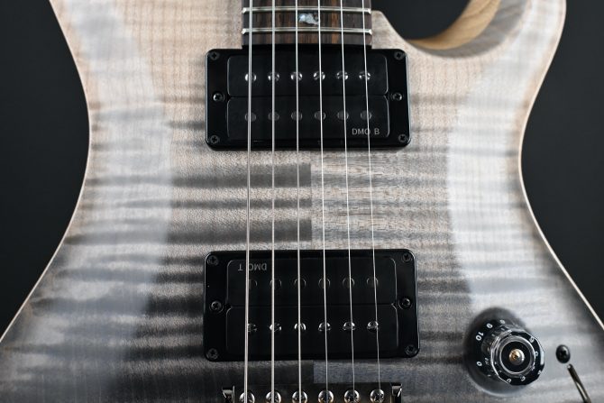 PRS Wood Library Custom 24 Piezo 10-Top Gray Black Fade #964