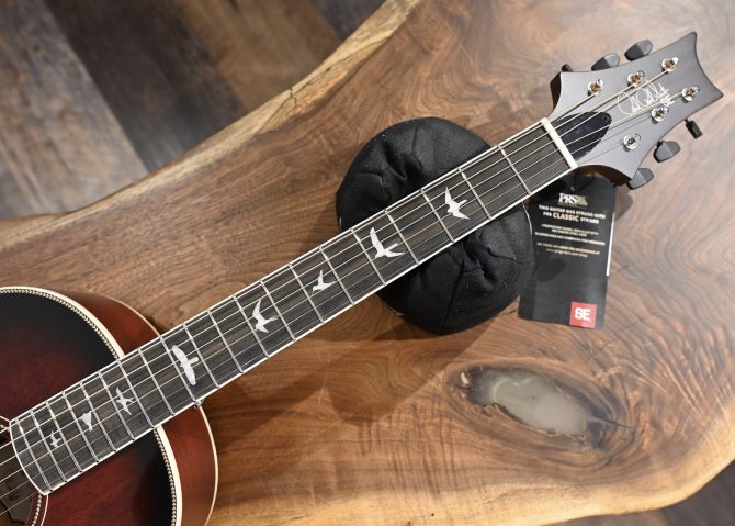 PRS SE P20E Parlor Acoustic Guitar Fire Red Burst #422
