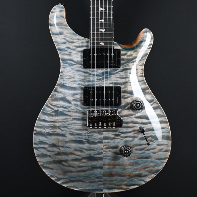 PRS Custom 24 Artist Grade Quilt Maple Faded Indigo #745