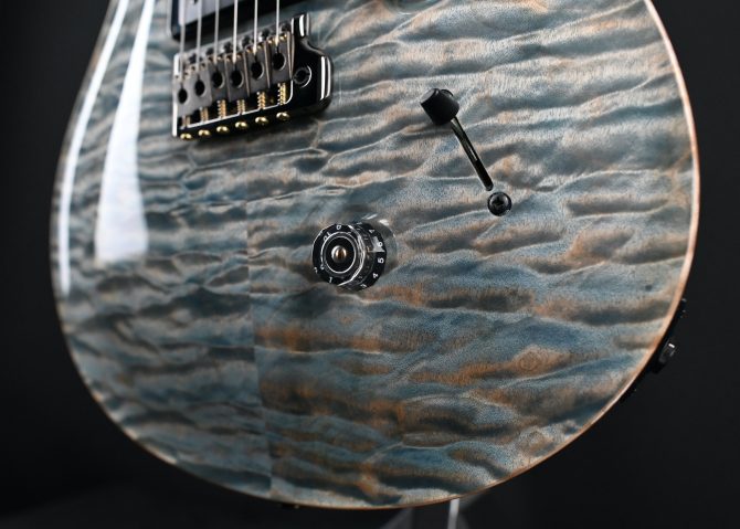 PRS Custom 24 Artist Grade Quilt Maple Faded Indigo #745