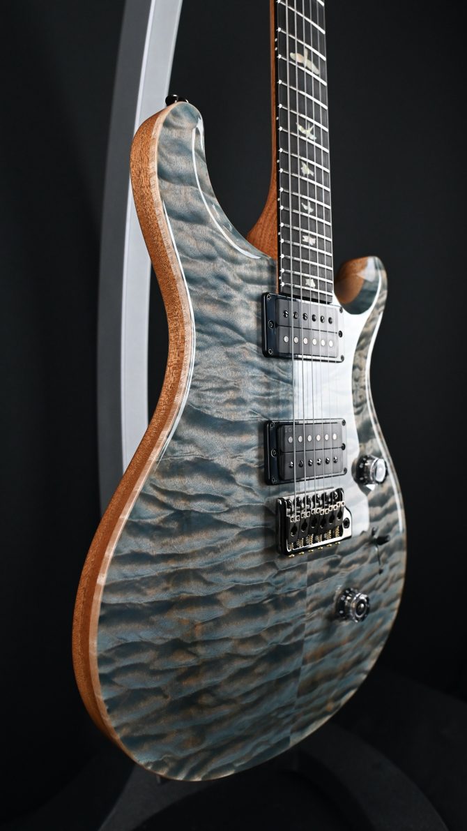 PRS Custom 24 Artist Grade Quilt Maple Faded Indigo #745