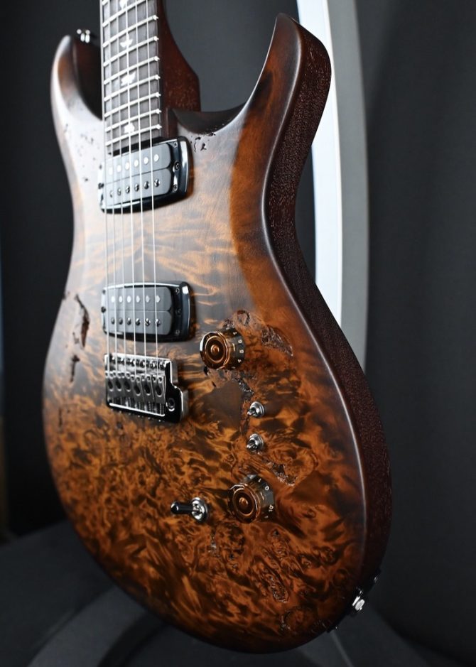 PRS S2 Wood Library Custom 24-08 Poplar Black Gold Burst #181