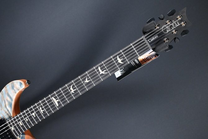 PRS Custom 24 Artist Grade Quilt Maple Faded Indigo #745