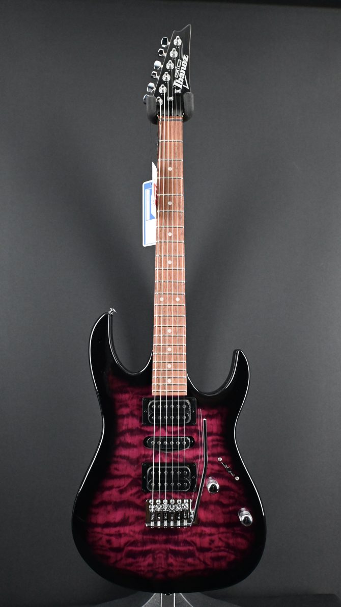 Ibanez GRX70QA-TVT Gio Series Transparent Violet Sunburst #637