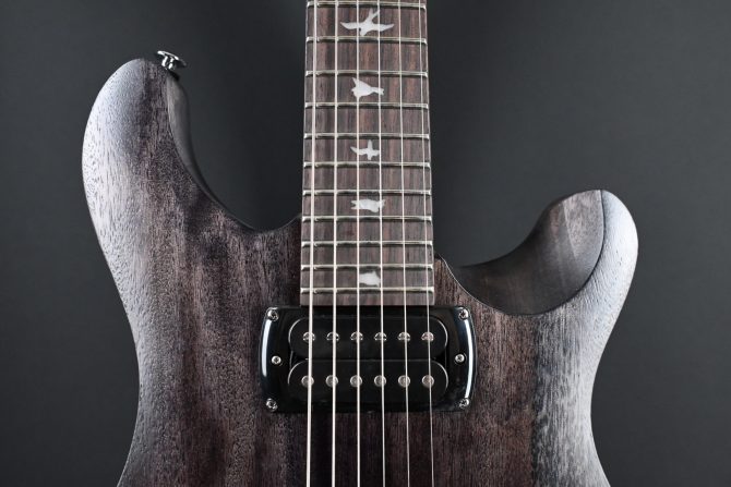 PRS SE CE 24 Standard Stoptail Satin Charcoal #747