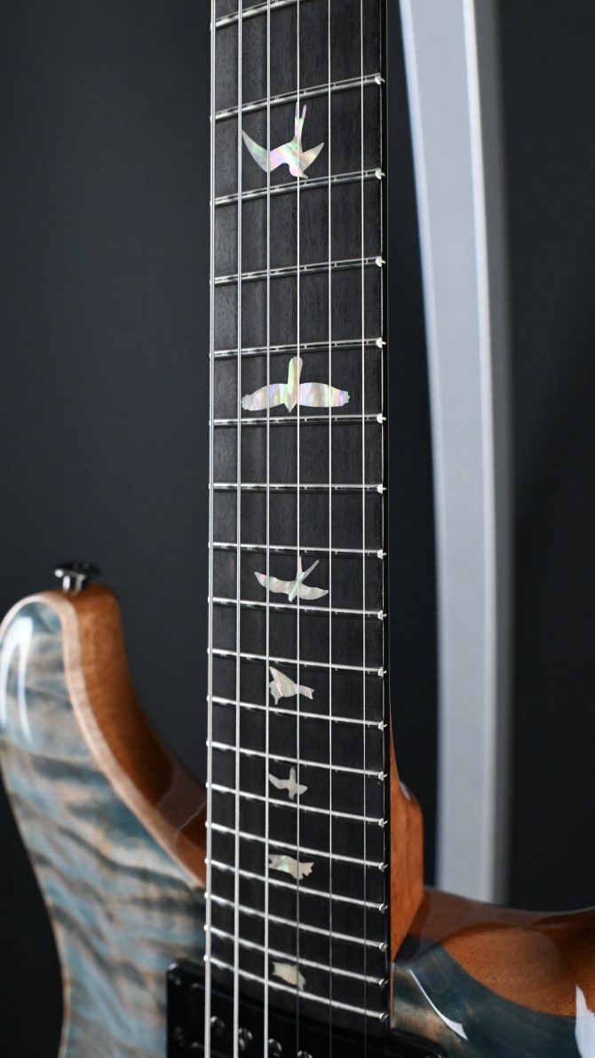 PRS Custom 24 Artist Grade Quilt Maple Faded Indigo #745