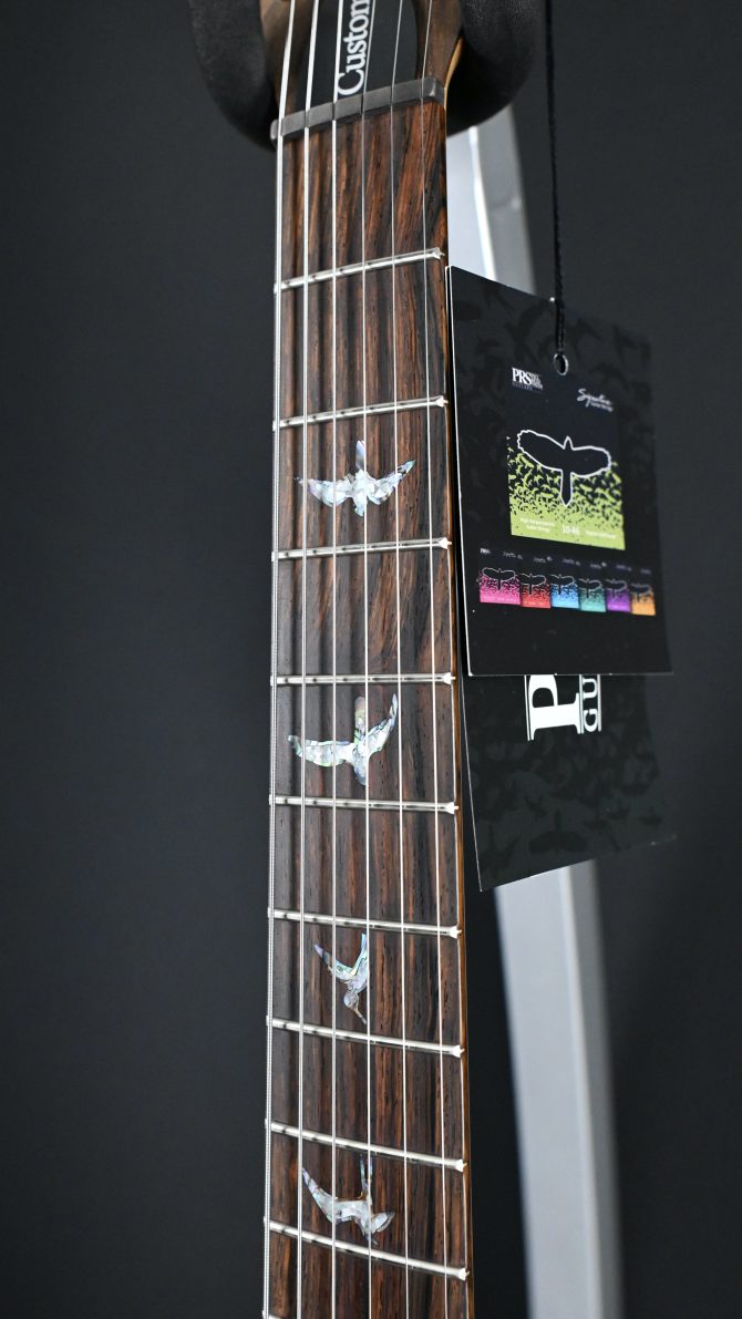 PRS Wood Library Custom 24 Piezo 10-Top Gray Black Fade #964