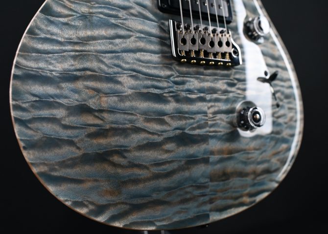 PRS Custom 24 Artist Grade Quilt Maple Faded Indigo #745