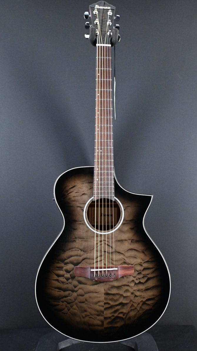 Ibanez AEWC16QA-TKH Transparent Black Sunburst High Gloss #486