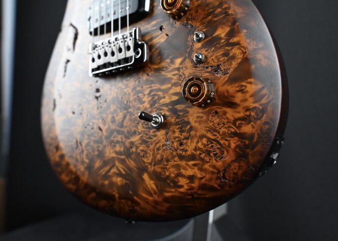 PRS S2 Wood Library Custom 24-08 Poplar Black Gold Burst #181