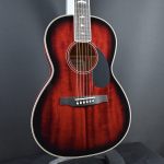 PRS SE P20E Parlor Acoustic Guitar Fire Red Burst #110
