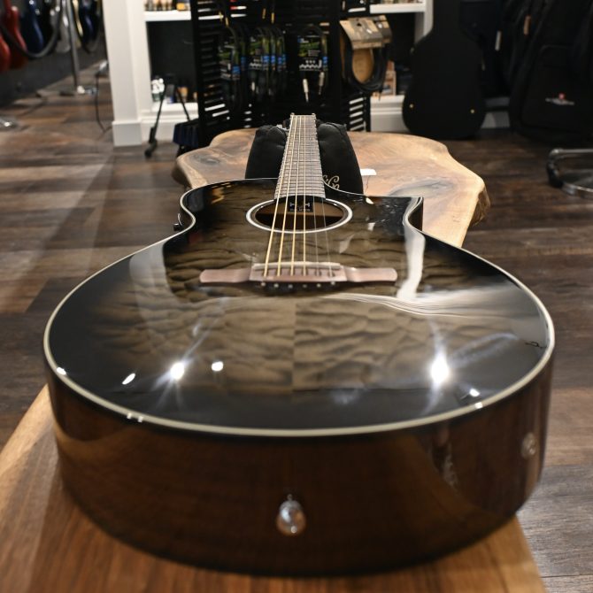 Ibanez AEWC16QA-TKH Transparent Black Sunburst High Gloss #486