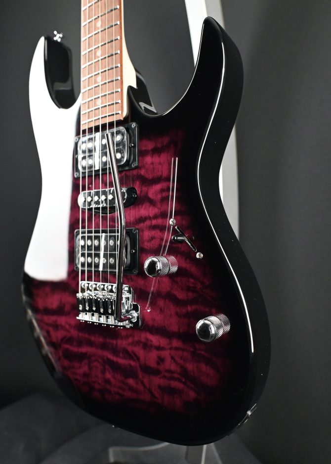 Ibanez GRX70QA-TVT Gio Series Transparent Violet Sunburst #637