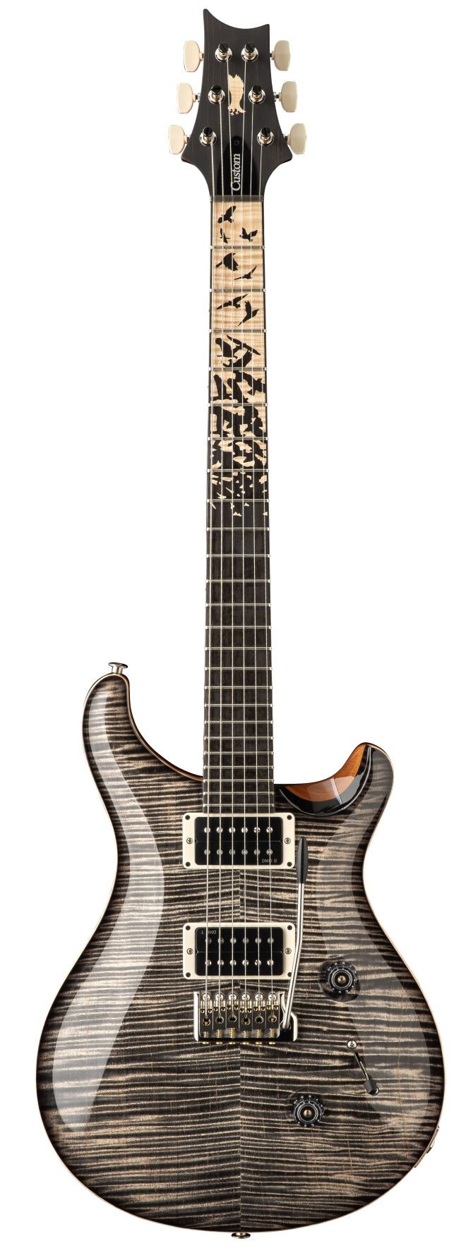 PRS Custom 24 "Birds of a Feather" Limited Edition Charcoal Microburst *Pre-Order*
