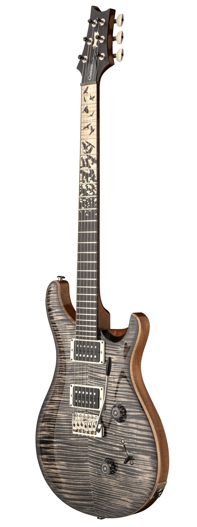 PRS Custom 24 "Birds of a Feather" Limited Edition Charcoal Microburst *Pre-Order*