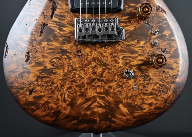 PRS S2 Wood Library Custom 24-08 Poplar Black Gold Burst #181