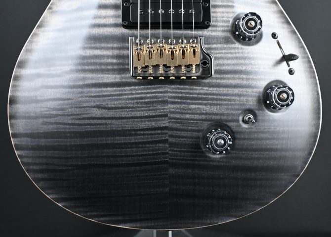 PRS Wood Library Custom 24 Piezo 10-Top Gray Black Fade #964