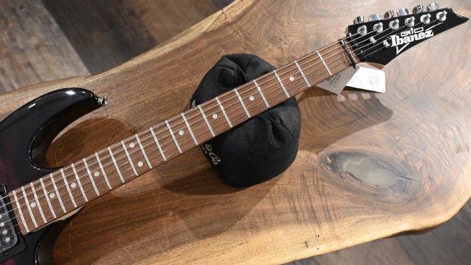 Ibanez GRX70QA-TVT Gio Series Transparent Violet Sunburst #637