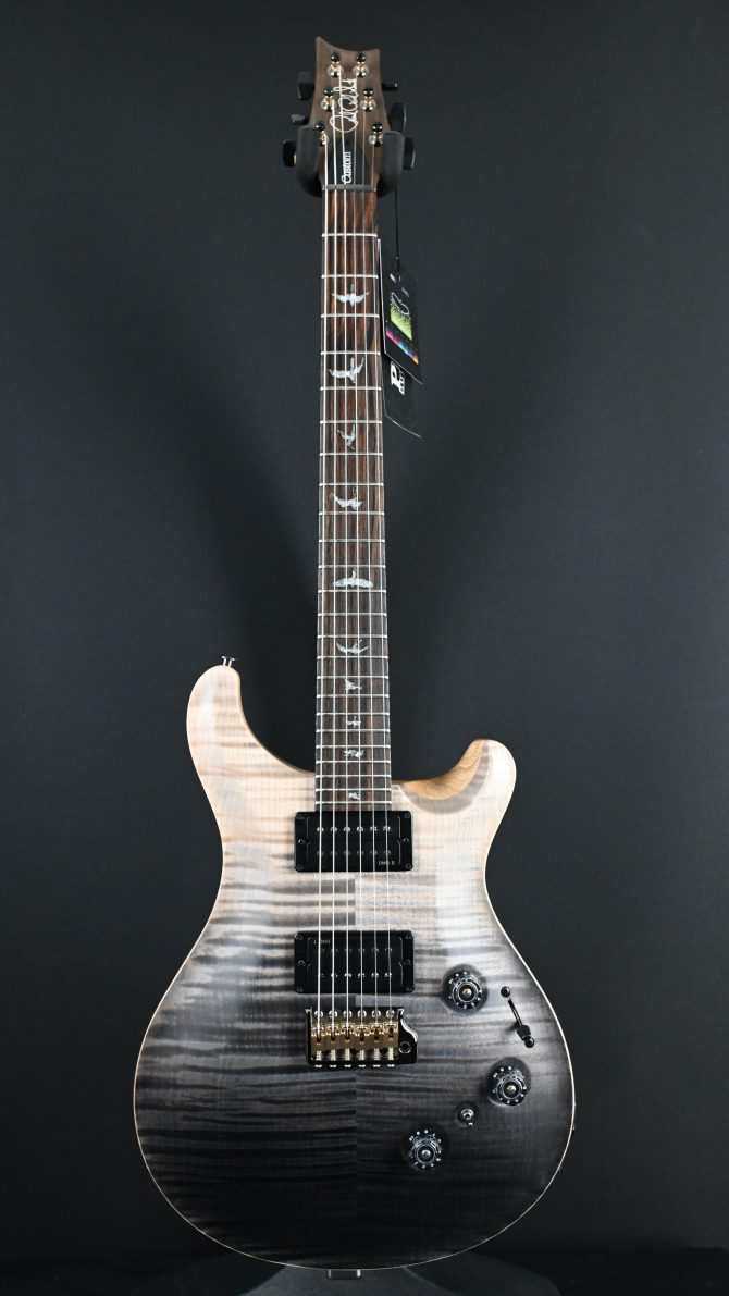 PRS Wood Library Custom 24 Piezo 10-Top Gray Black Fade #964