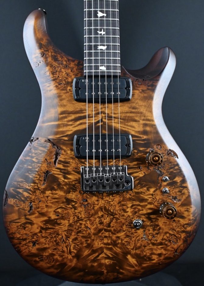 PRS S2 Wood Library Custom 24-08 Poplar Black Gold Burst #181