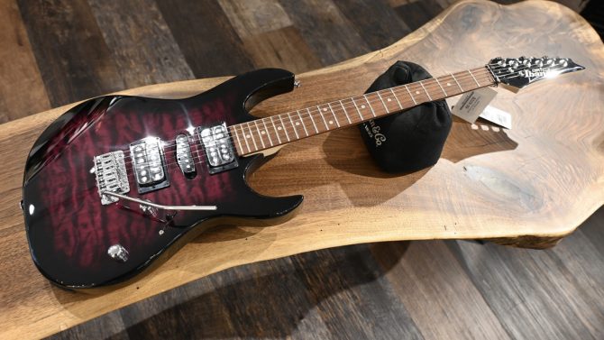 Ibanez GRX70QA-TVT Gio Series Transparent Violet Sunburst #637