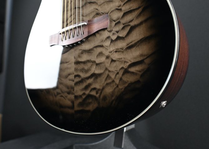 Ibanez AEWC16QA-TKH Transparent Black Sunburst High Gloss #486